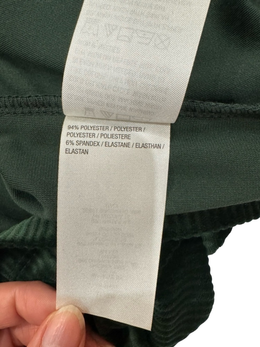 AnyBody Ribbed Velour Zip Front Tunic. - Picture 3 of 7